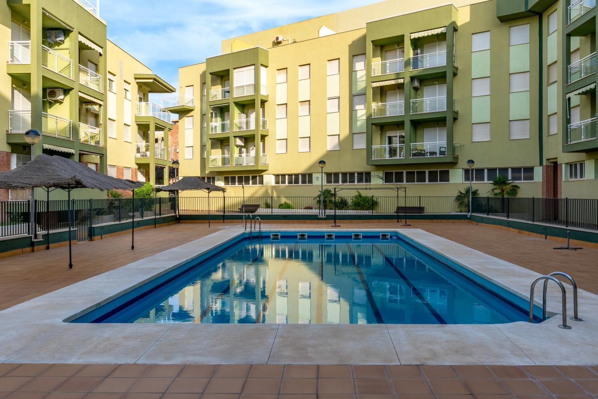 Bonito Apartamento En La Playa Con Piscina Torrenueva  Buitenkant foto